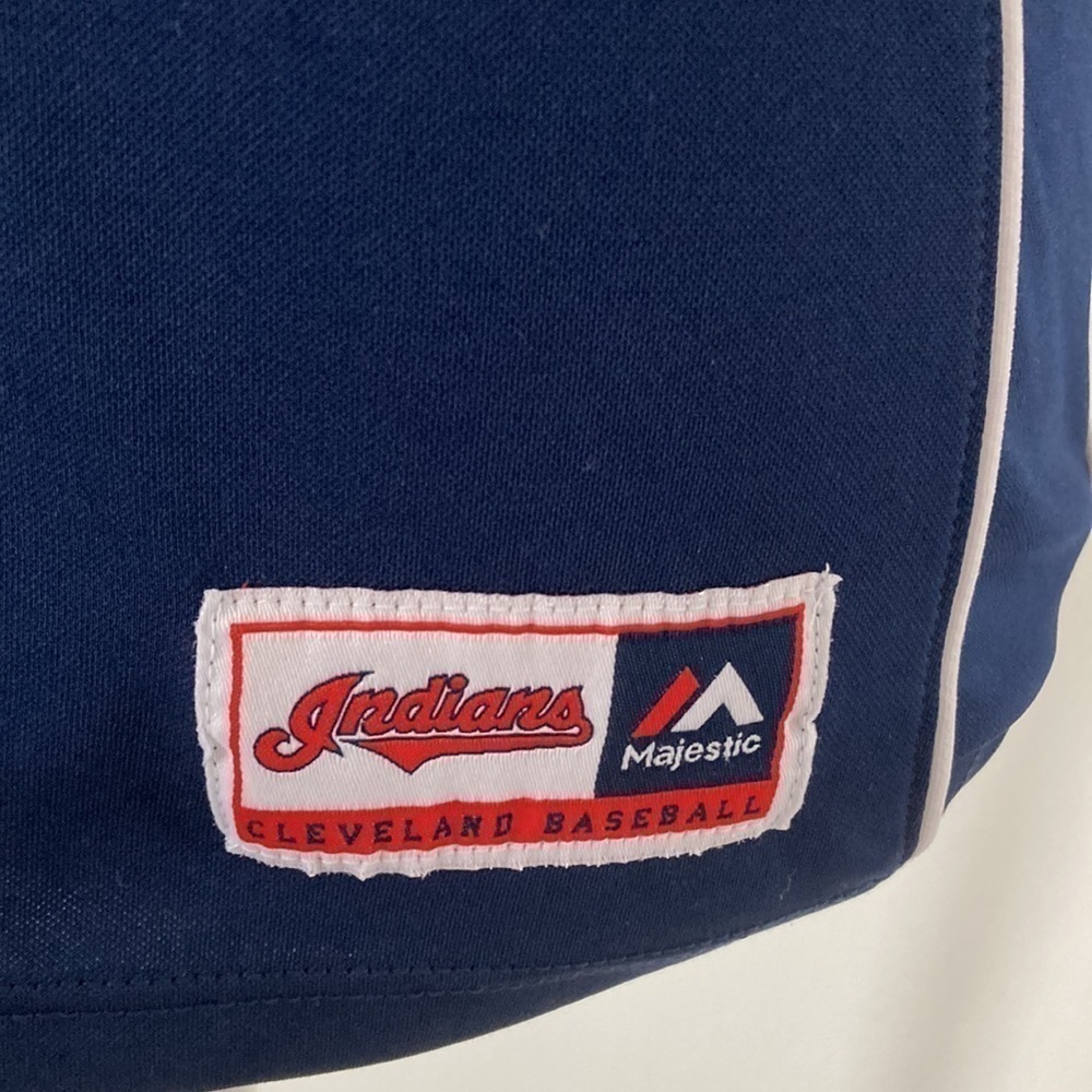Cleveland Indians small deep v-neck top short sleeves - Picture 6 of 14